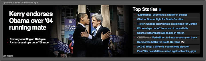 Kerry Endorses Obama